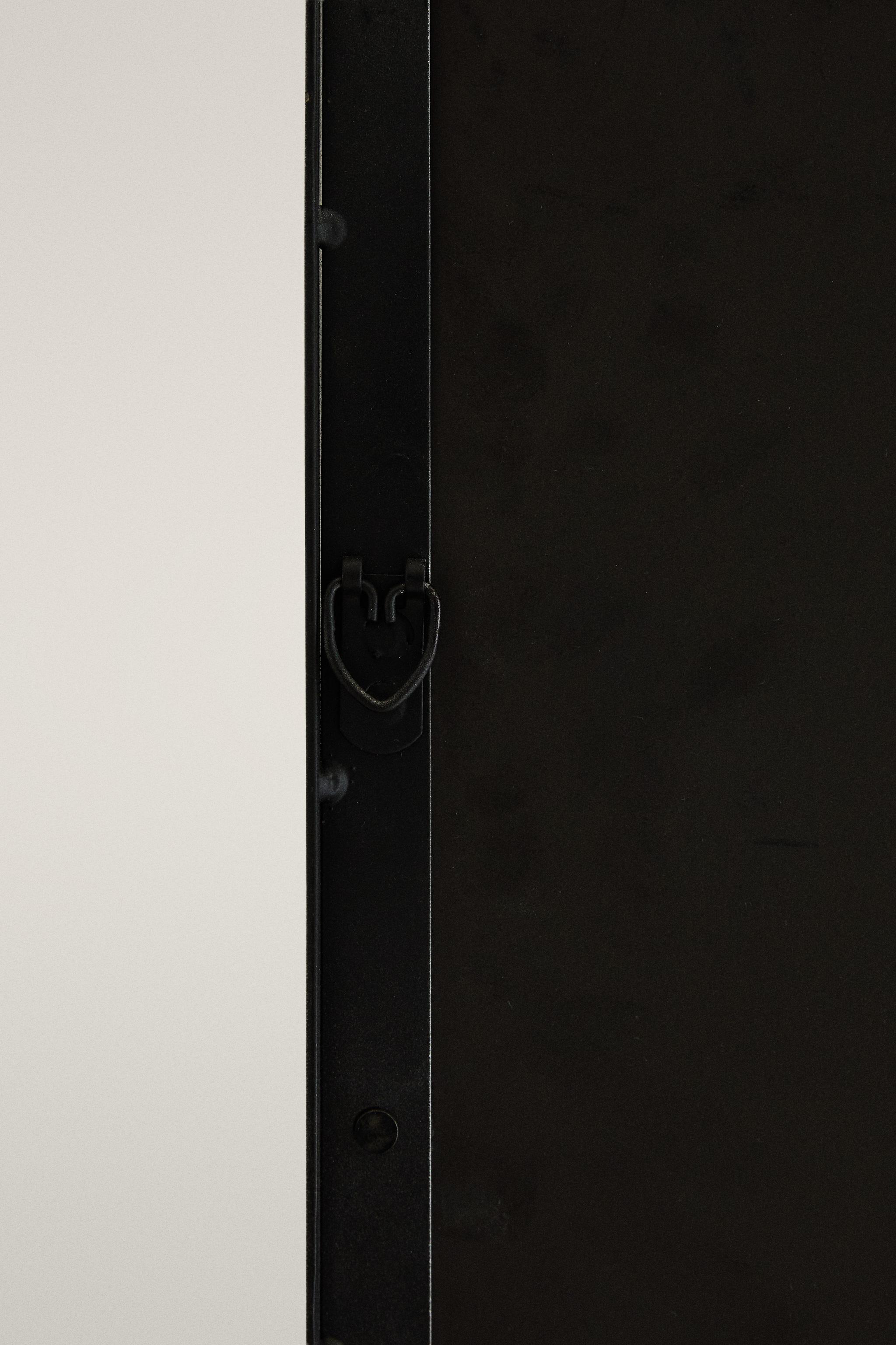 SILVER BORDERED VERTICAL MIRROR